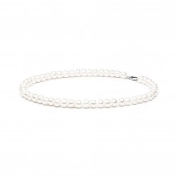 Colier perle naturale albe 40 cm si argint DiAmanti FBW39-C-G (Argint 925‰ 0,75 g.)